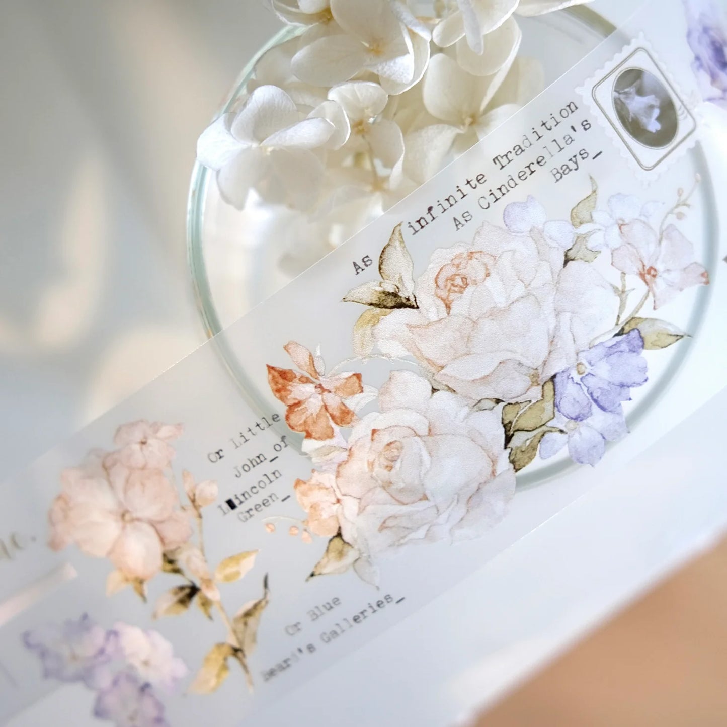 Freckles Tea Vol. 4 spring flower - Matte Pet tape (Single loop)