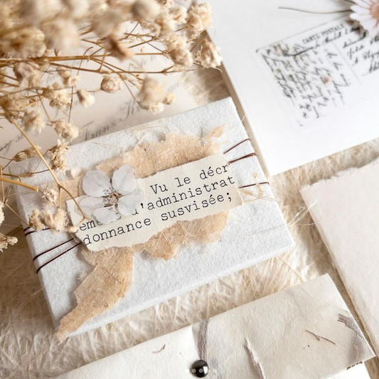 Handmade mystery stationery box