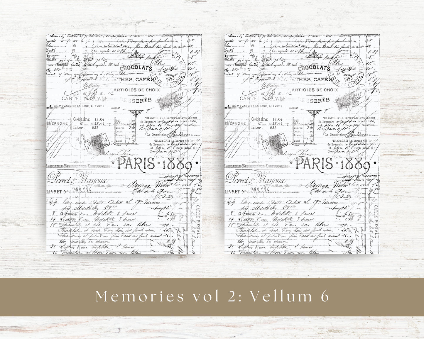 Vellum paper: Memories vol 2