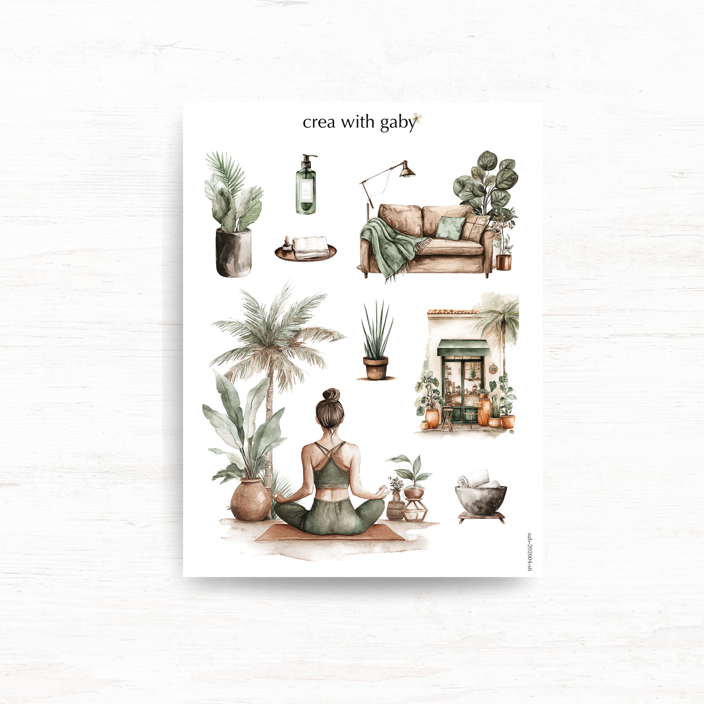 Deco stickers: But first, me (April 2026 sub kit)