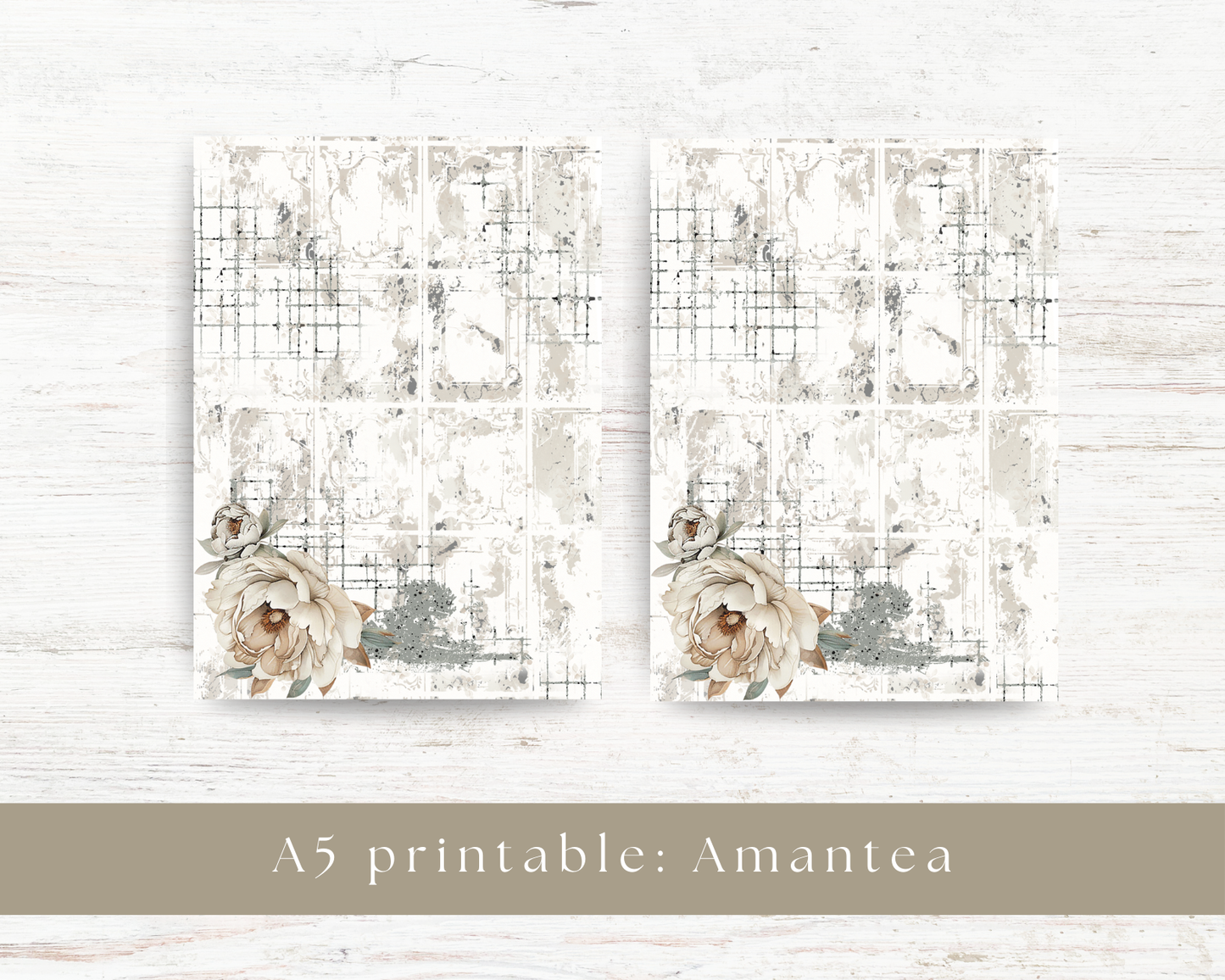 A5 printables: Amantea collection