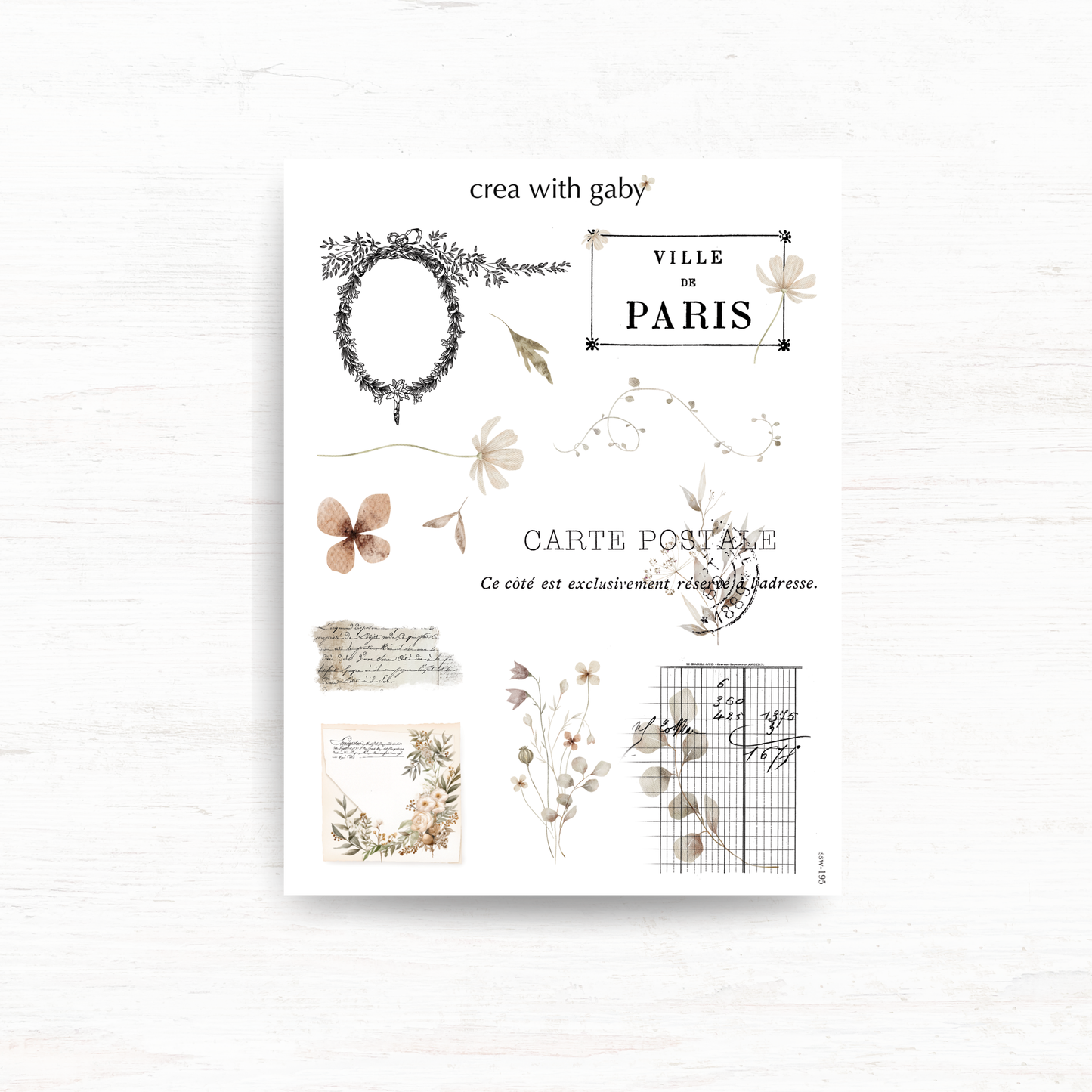 Vintage aesthetic stickers: Memories collection