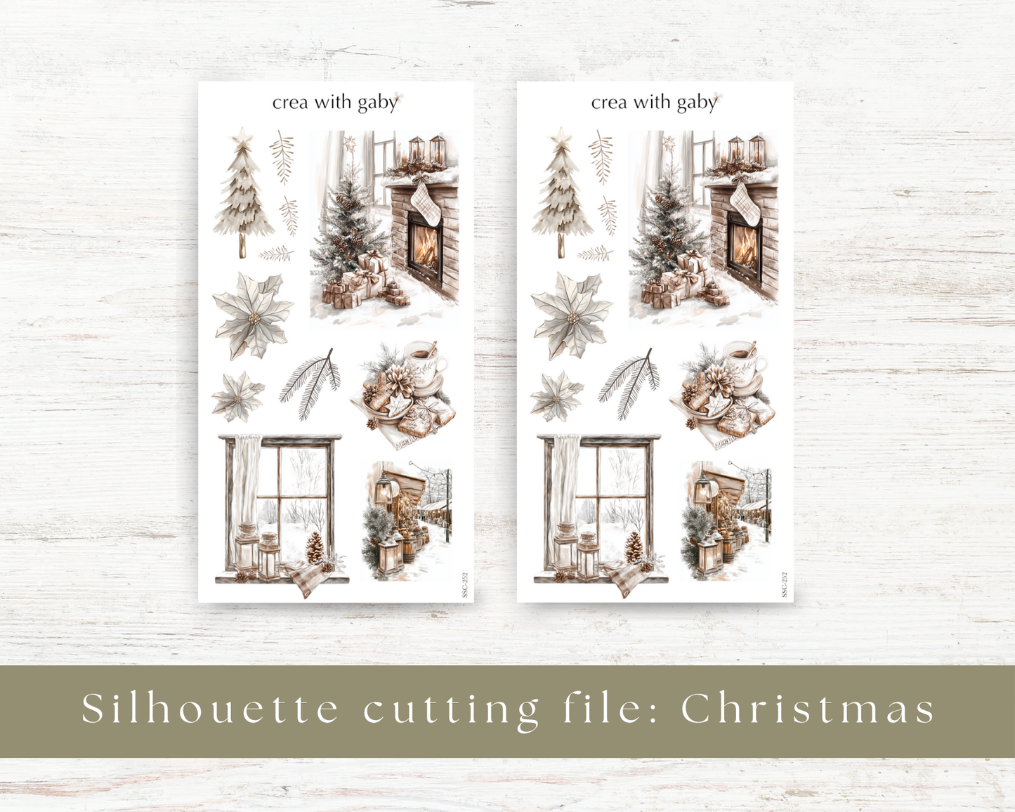 Silhouette cutting file: Christmas (252)
