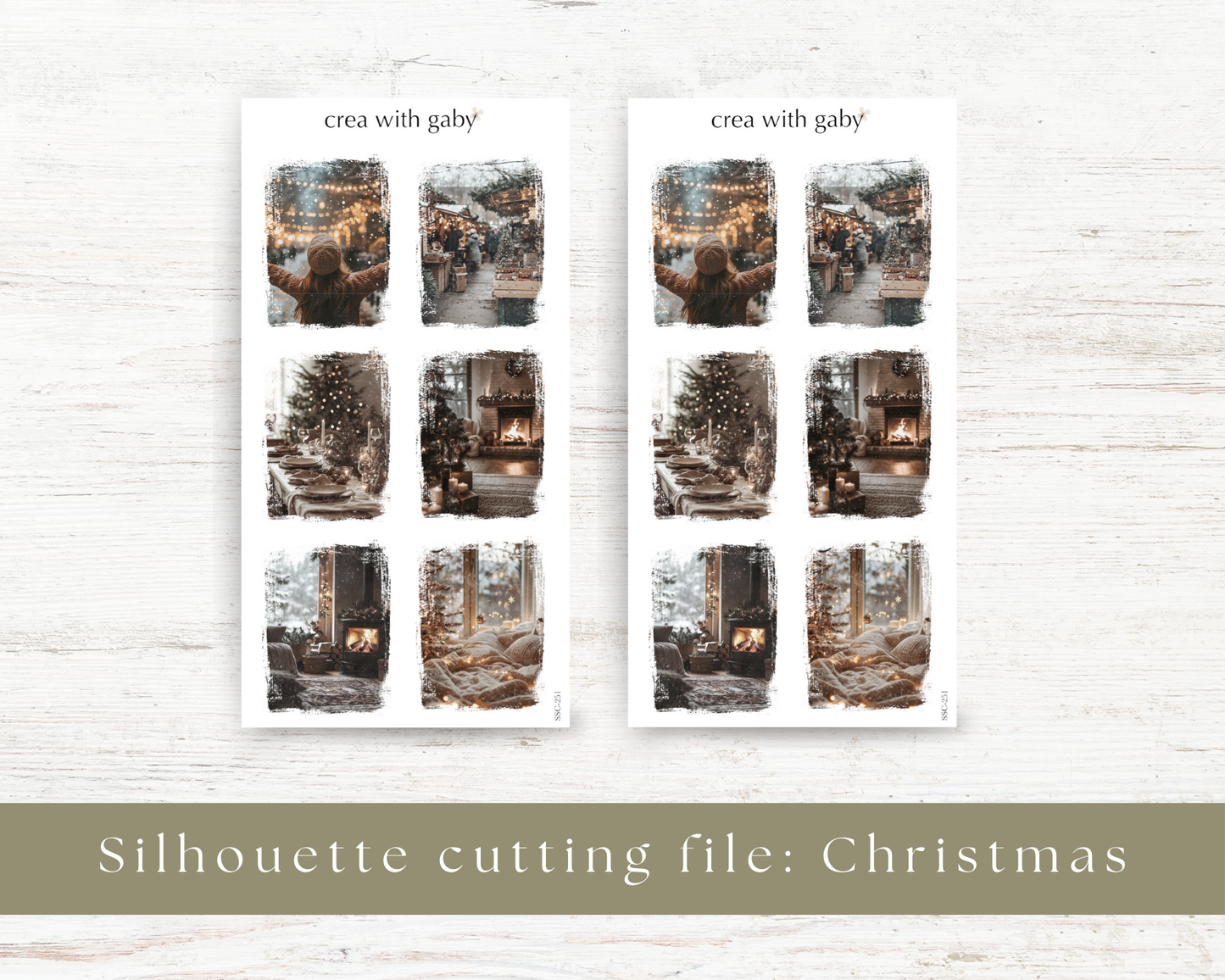 Silhouette cutting file: Christmas (251)
