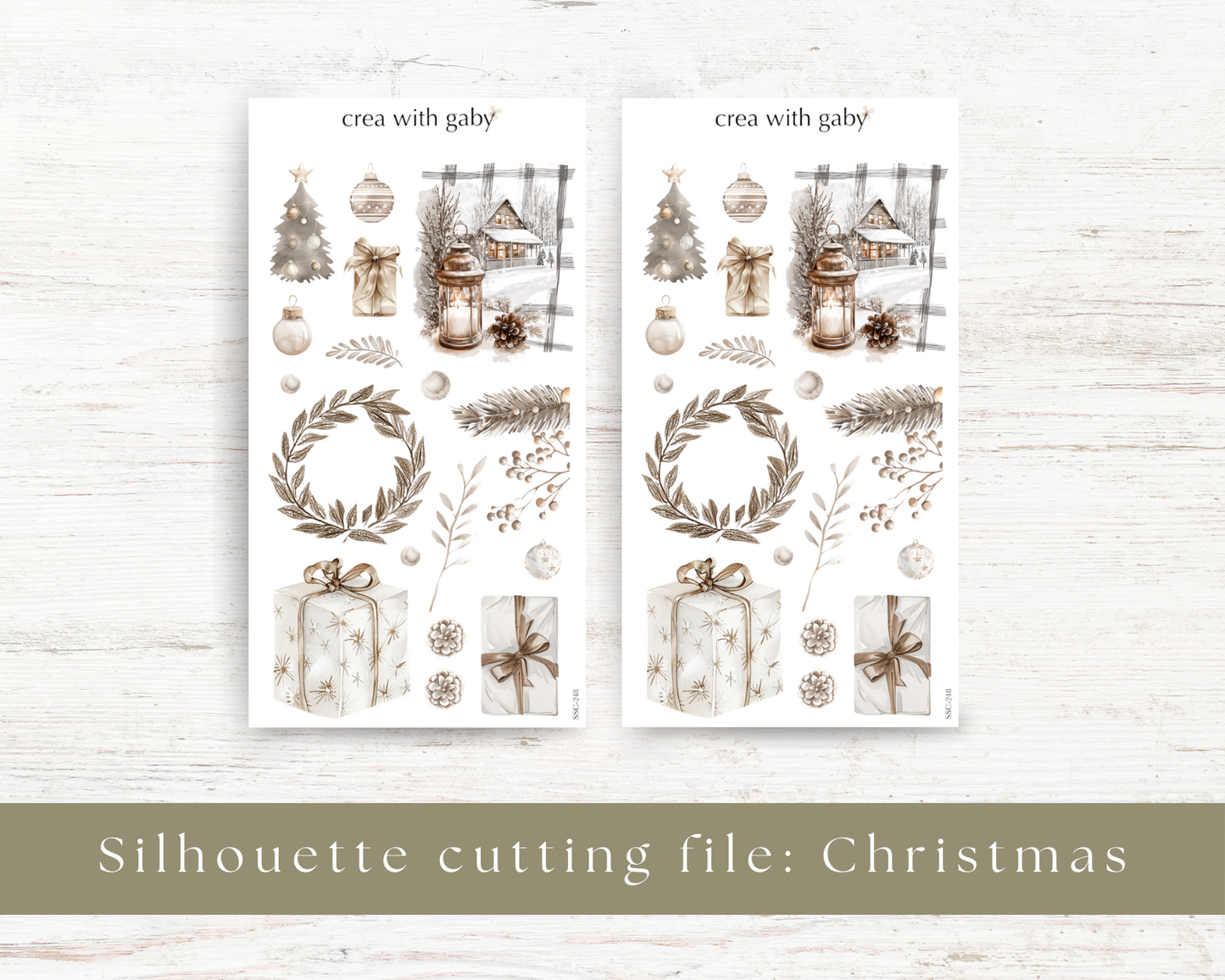 Silhouette cutting file: Christmas (248)