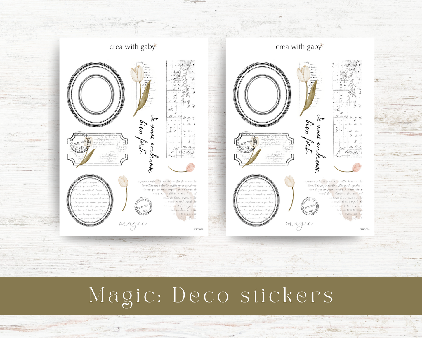 Deco stickers: Magic collection (069)