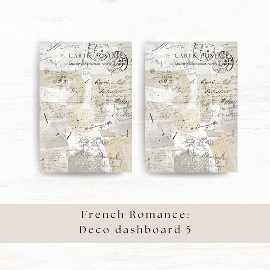 Deco dashboard: French romance
