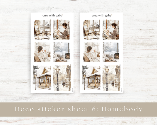 Deco scene stickers: Homebody collection (246)
