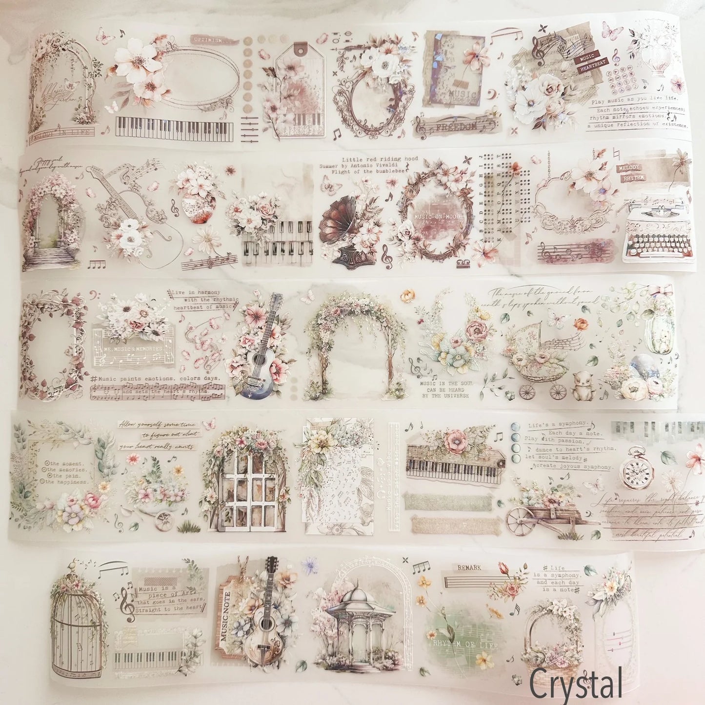 Journal Pages "Rhythm of Life” pet tape