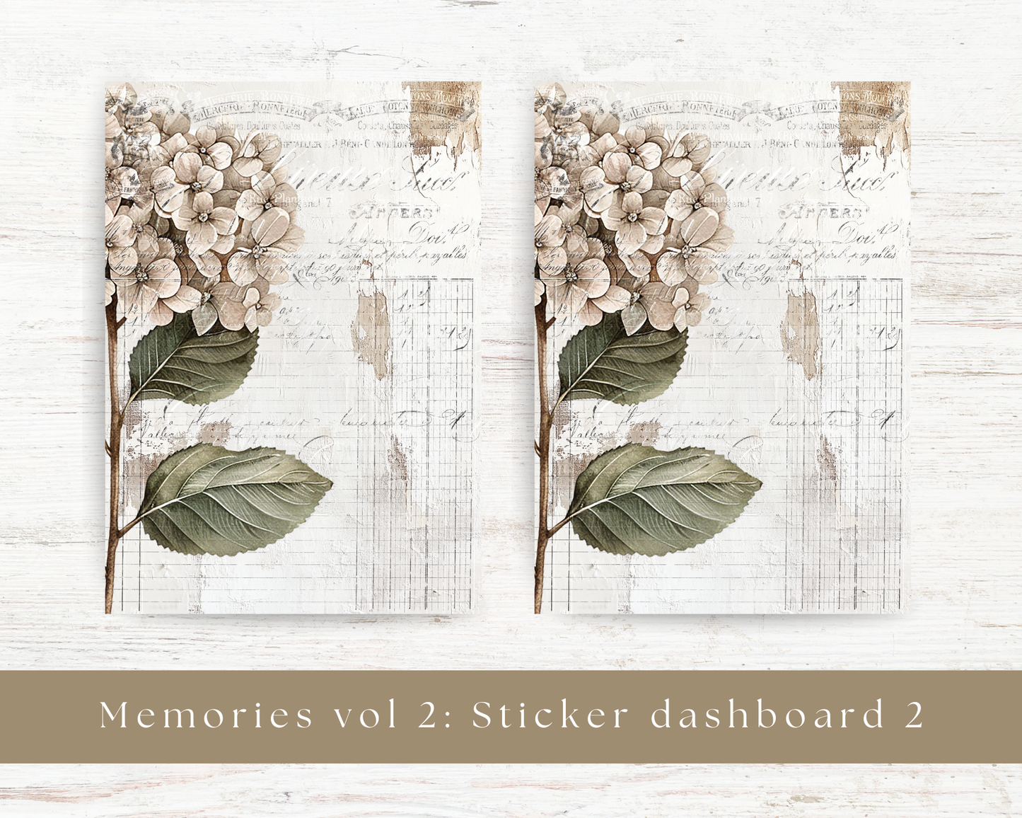 Sticker dashboards: Memories vol 2
