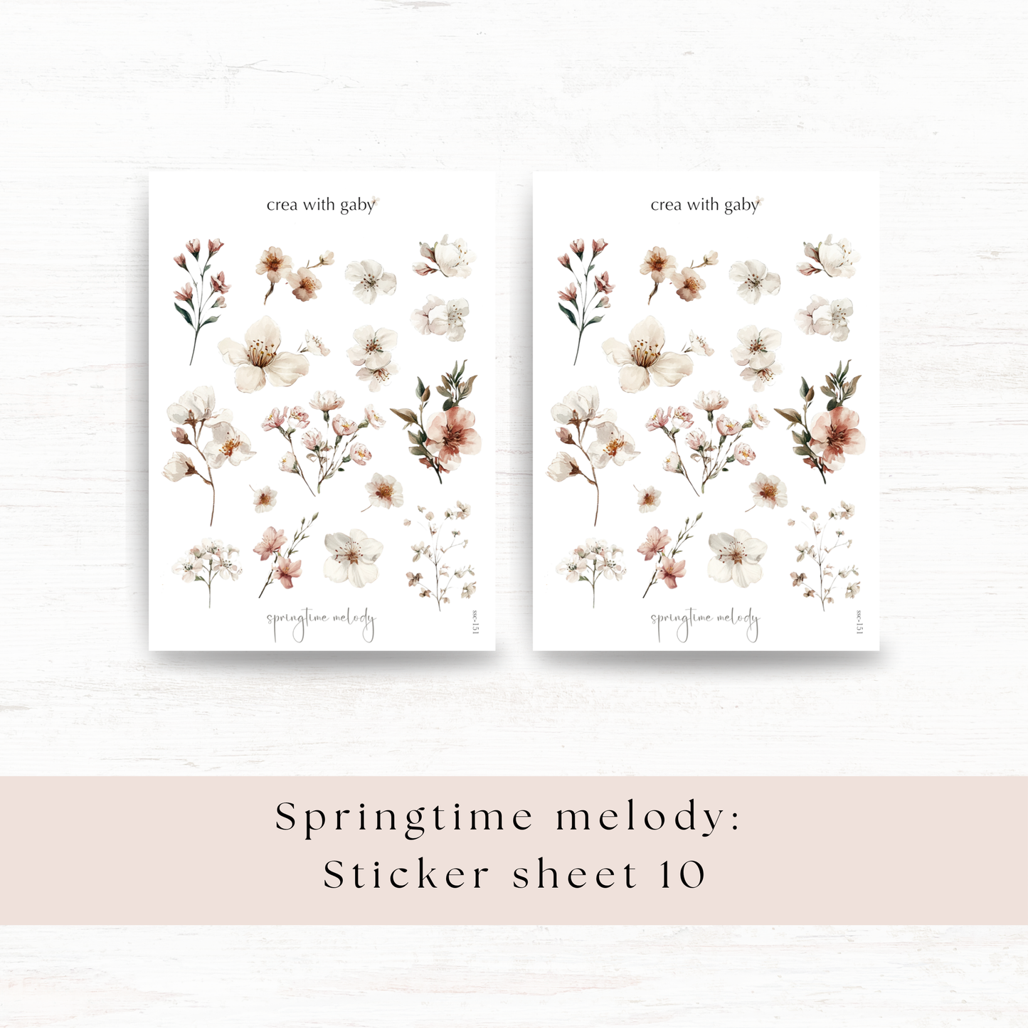 Deco stickers: Springtime melody