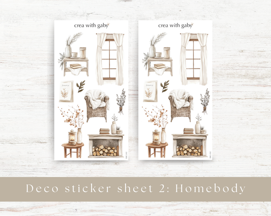Deco stickers: Homebody collection (242)