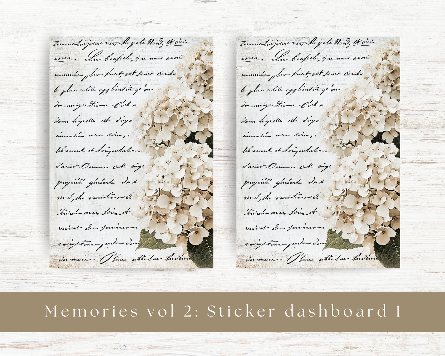 Sticker dashboards: Memories vol 2