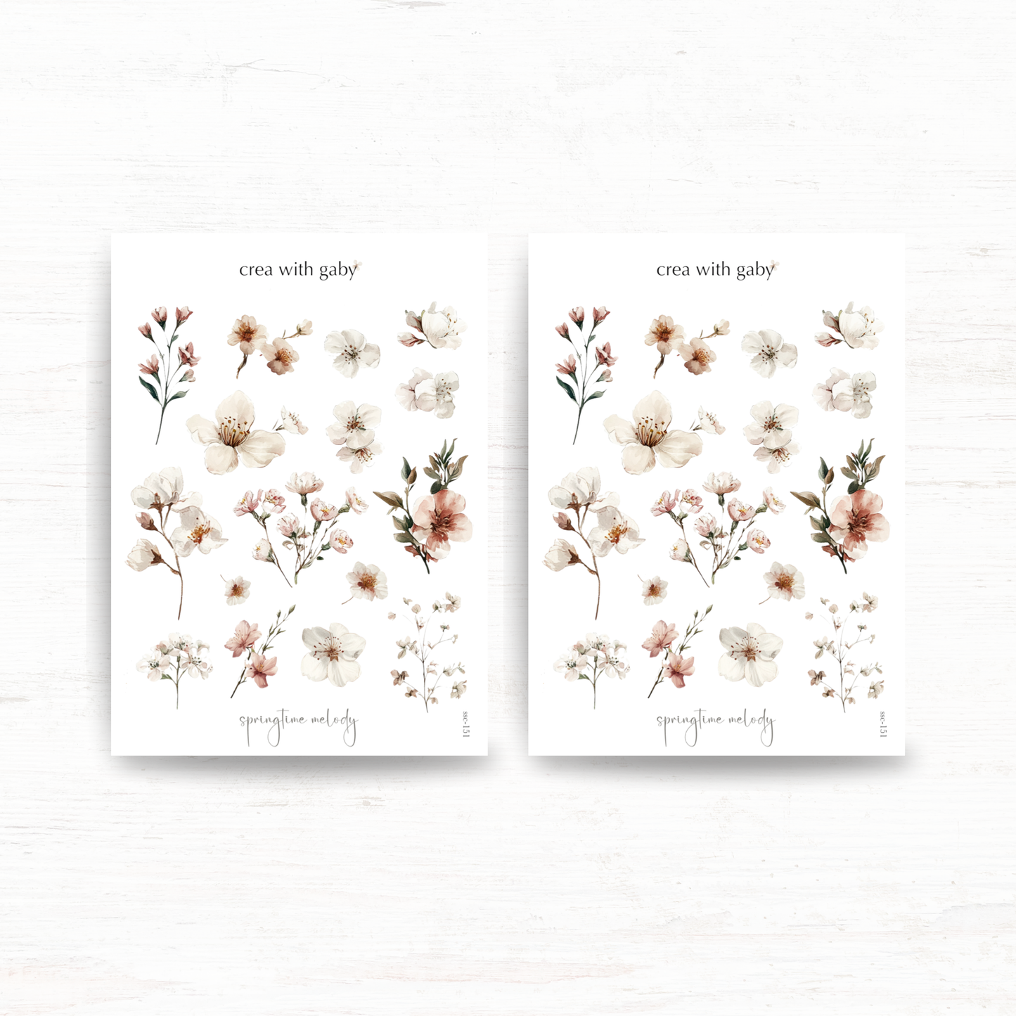 Deco stickers: Springtime melody