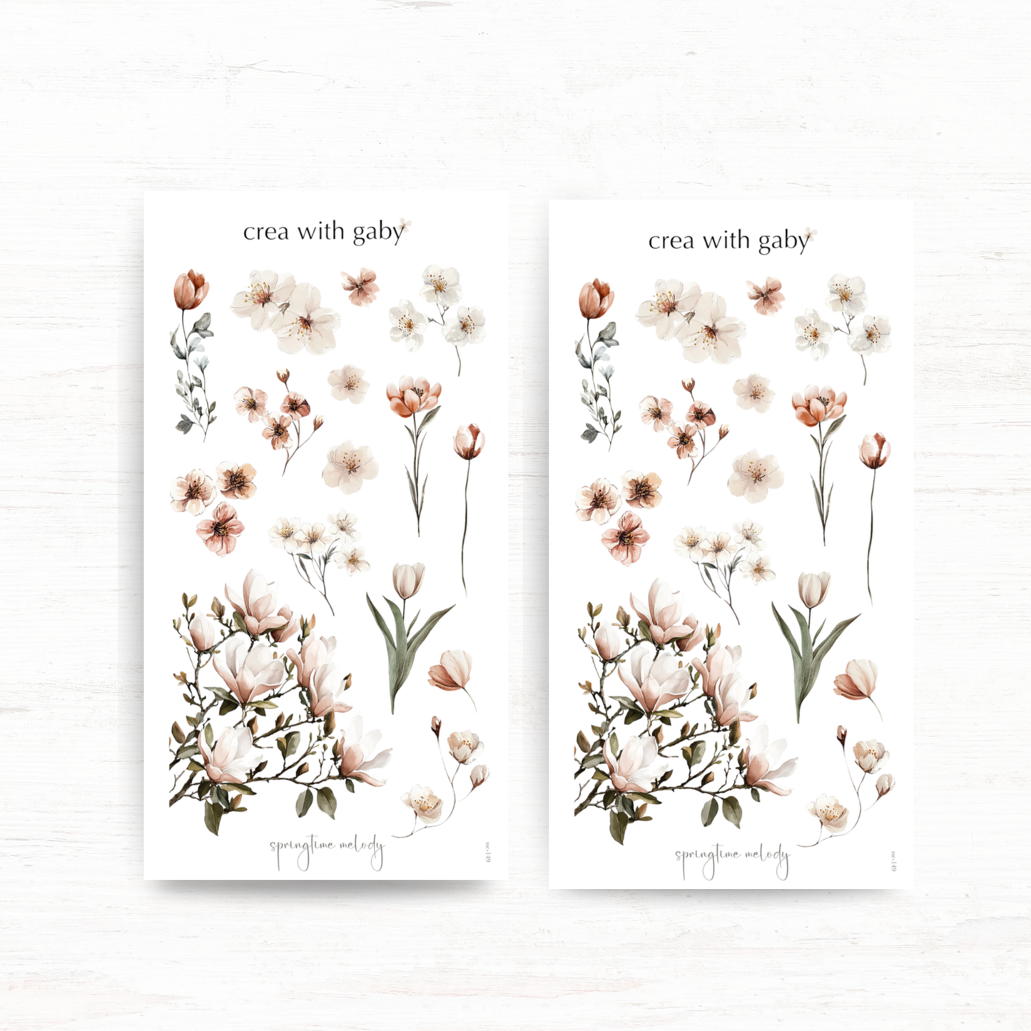 Deco stickers: Springtime melody