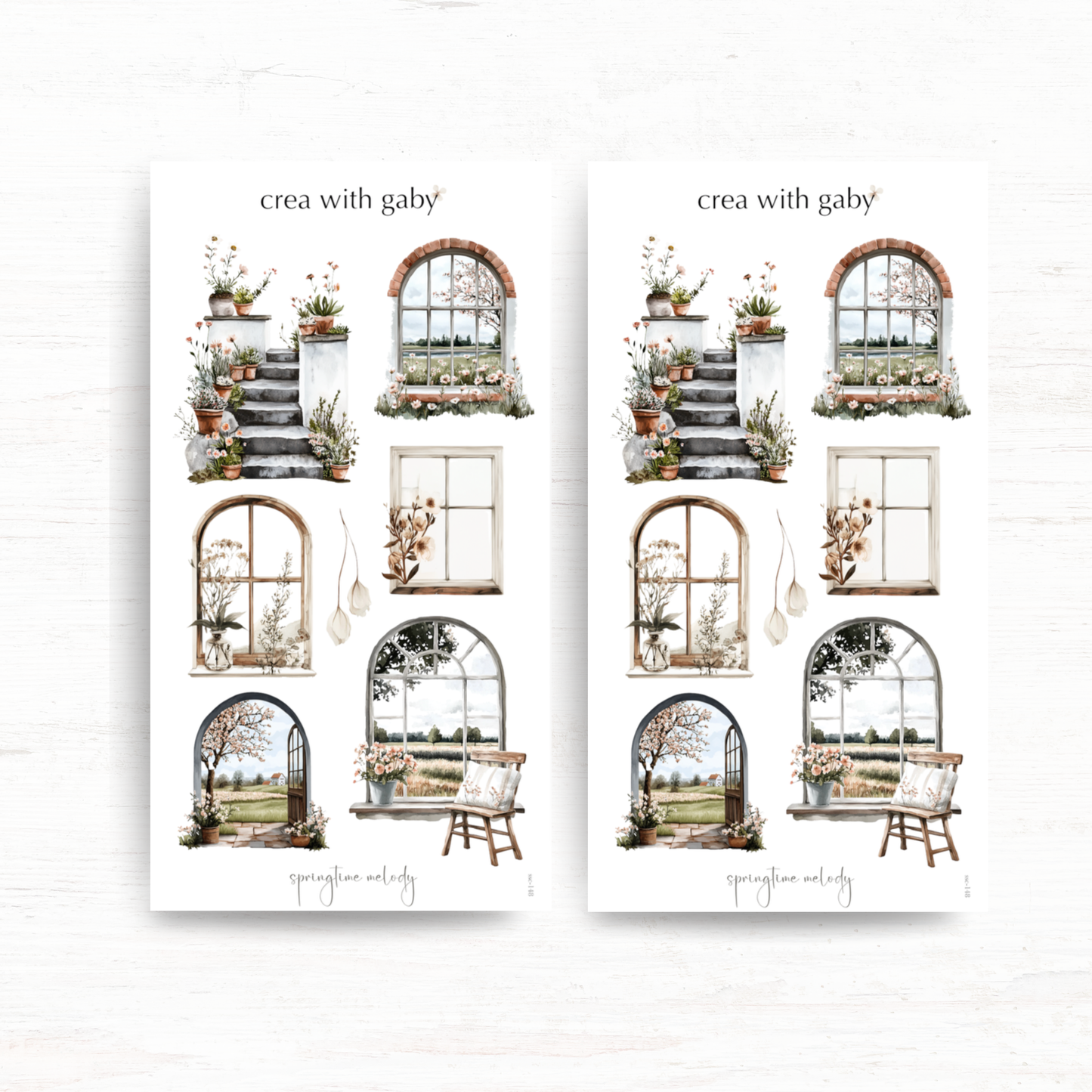 Deco stickers: Springtime melody