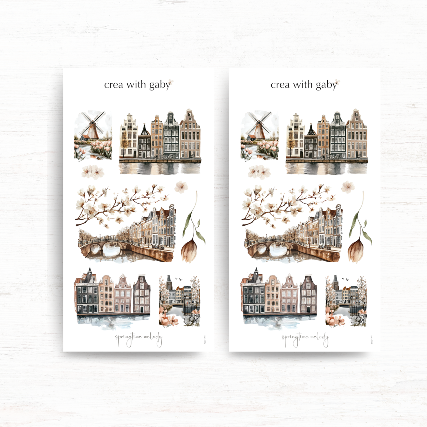Deco stickers: Springtime melody