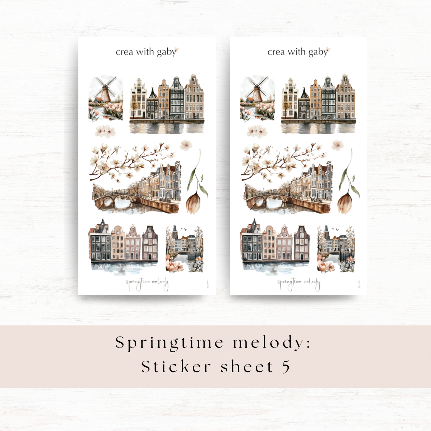 Deco stickers: Springtime melody