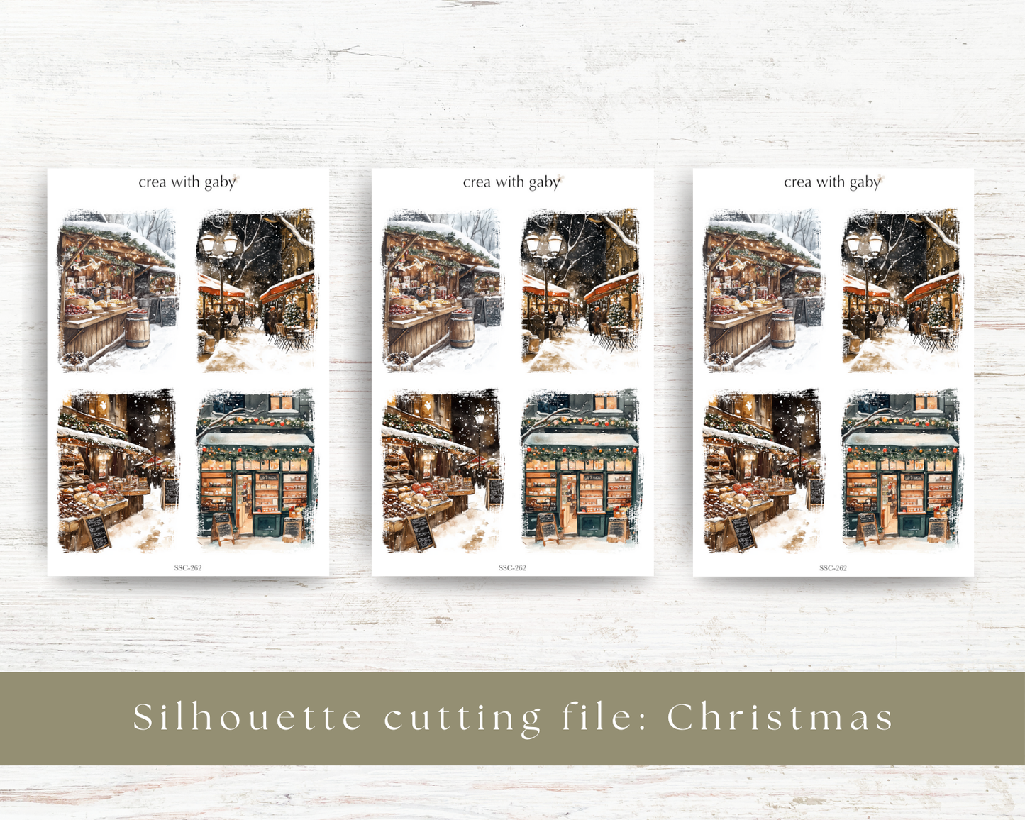 Silhouette cutting file: Christmas (262)