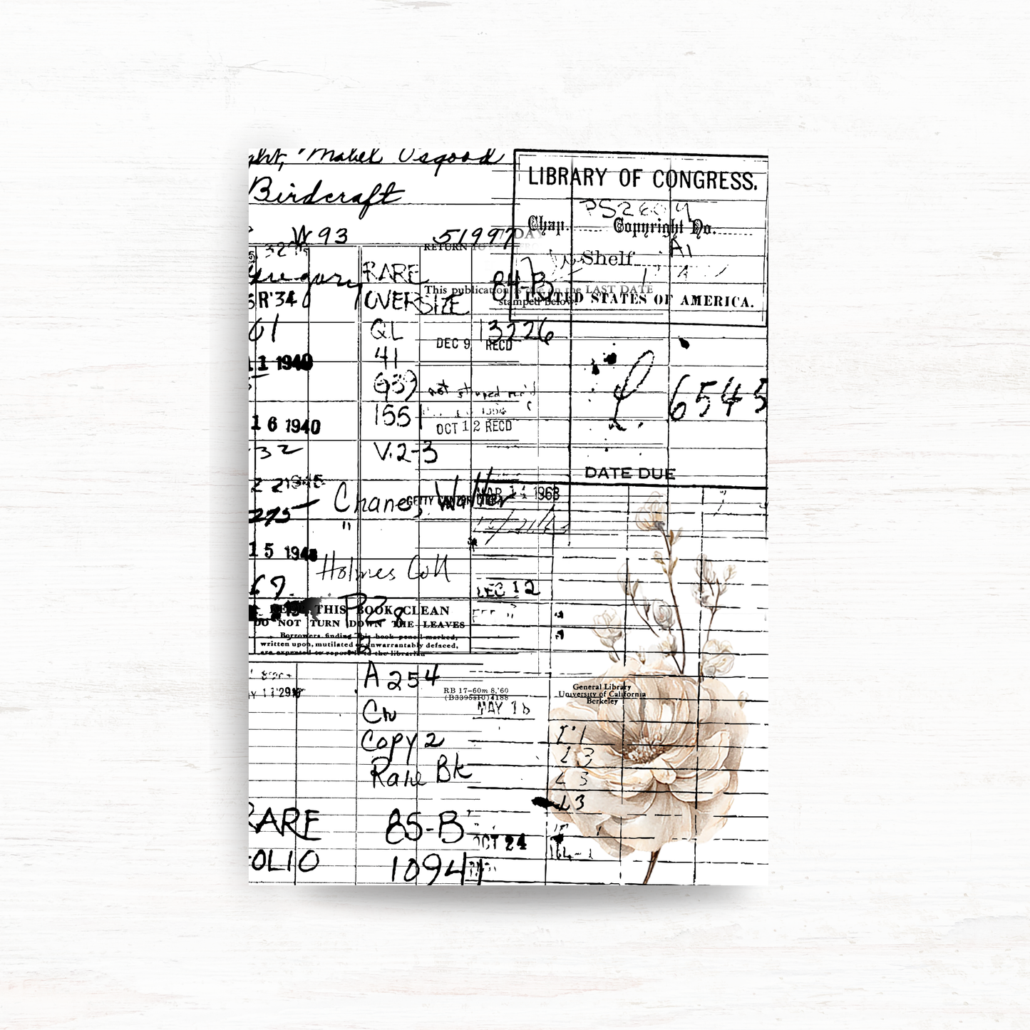 A5 deco dashboard & background paper: The Cosy Chapter (October 2025 sub kit)