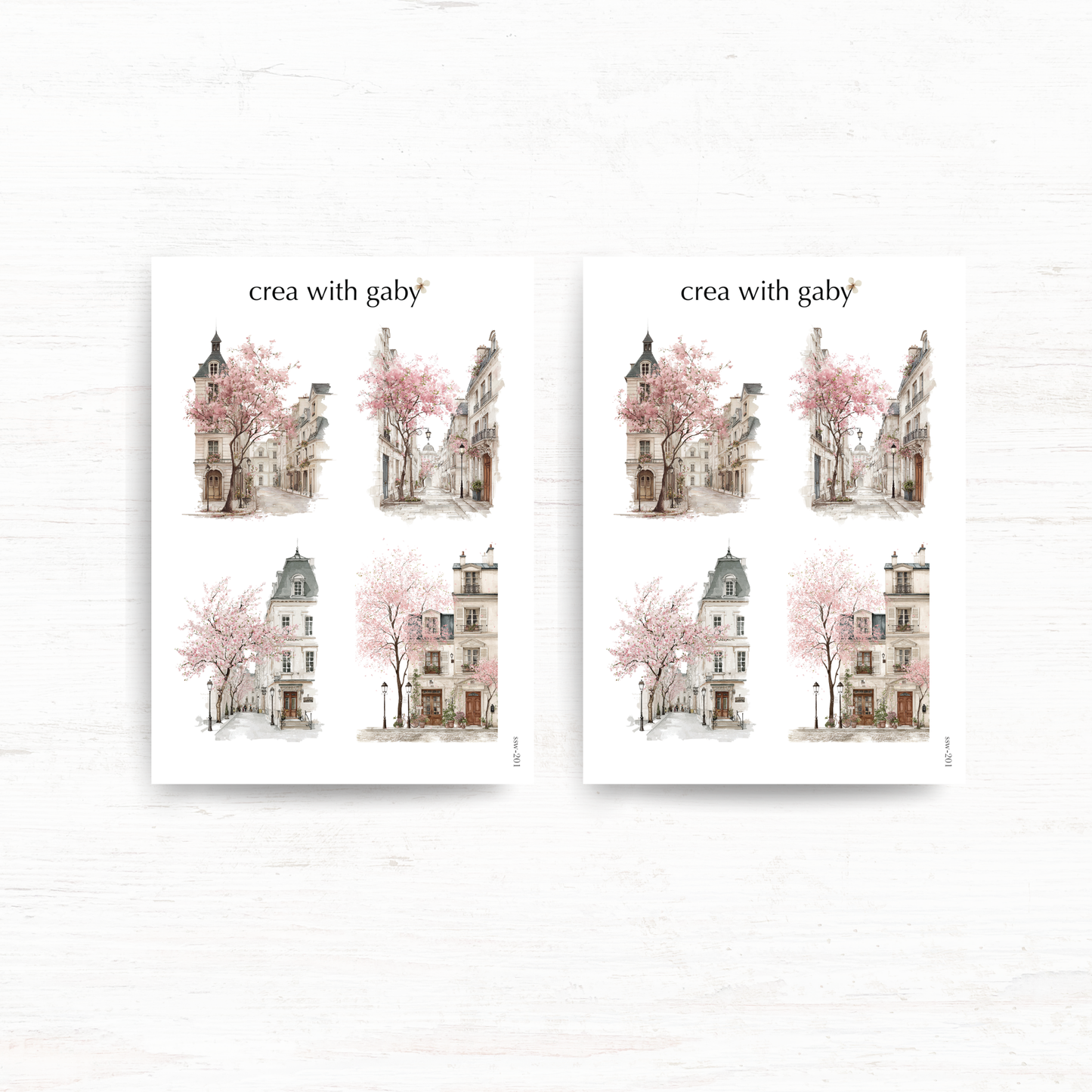 Deco sticker: Spring in Paris