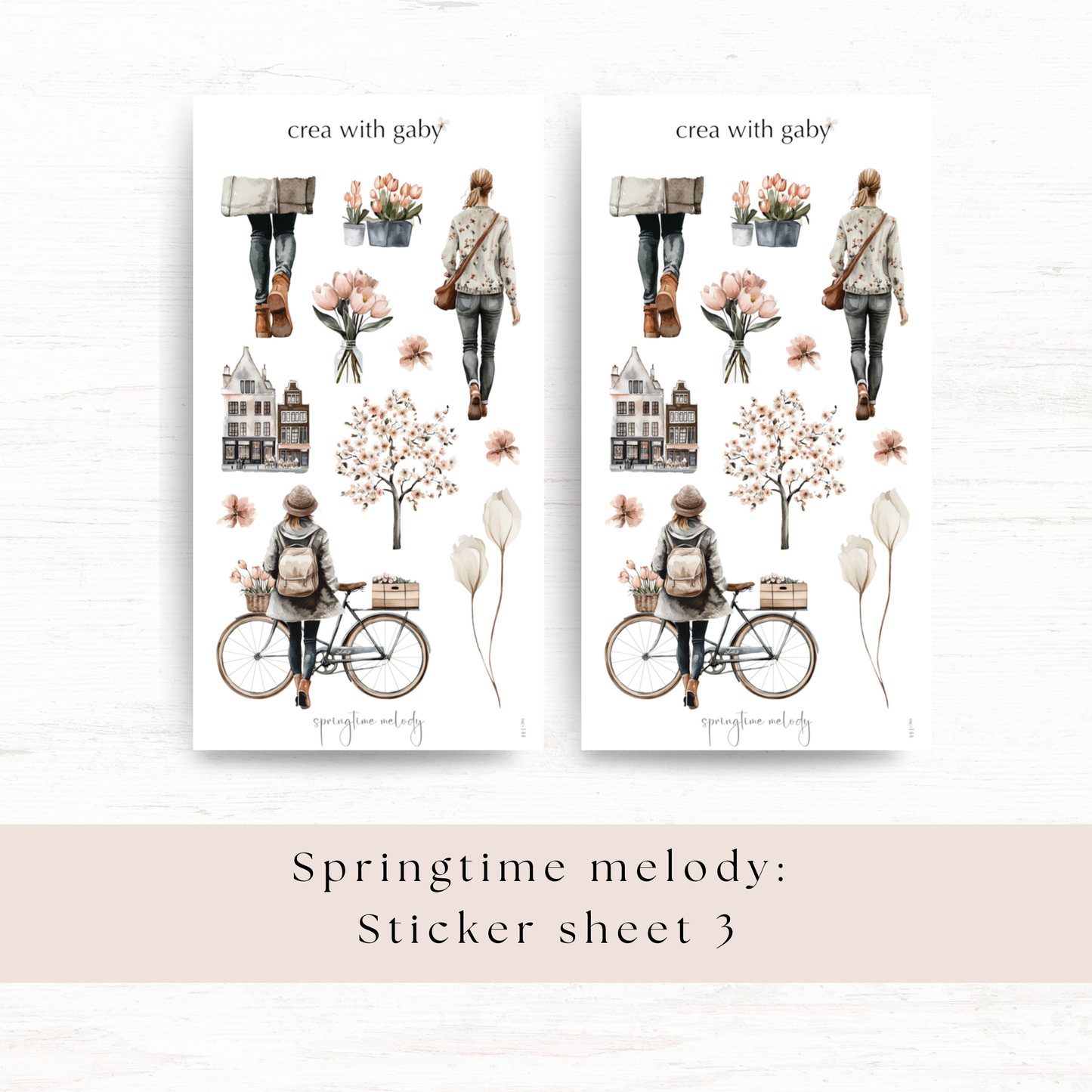 Deco stickers: Springtime melody