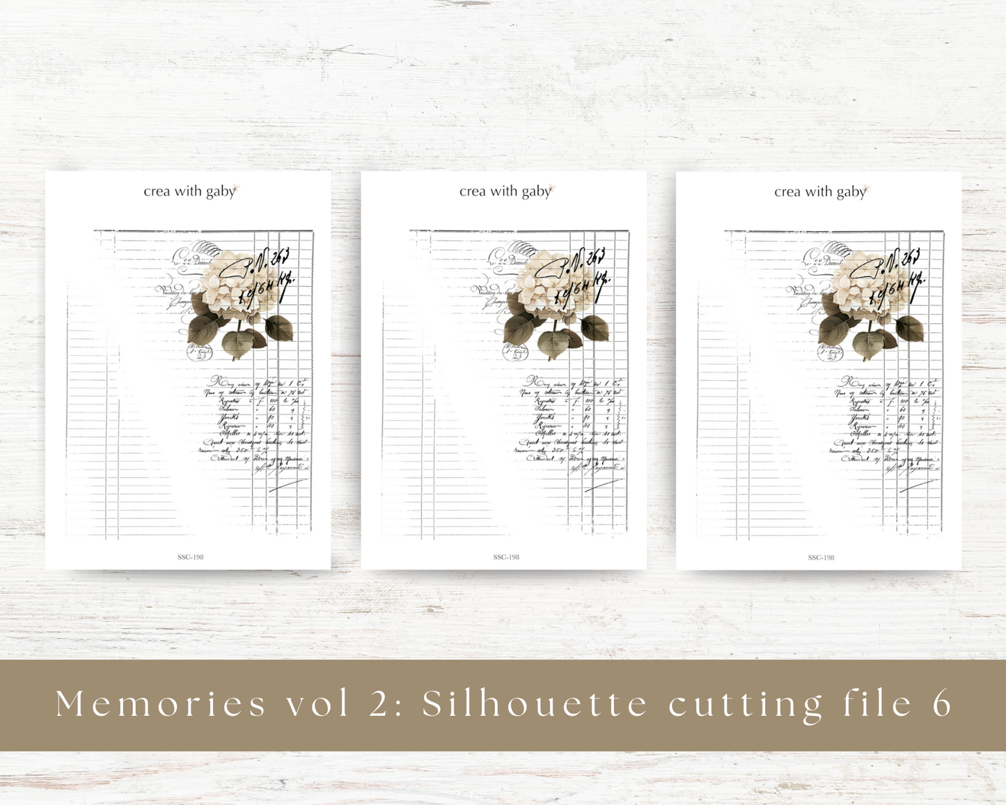 Silhouette cutting file: Memories vol 2 (198)
