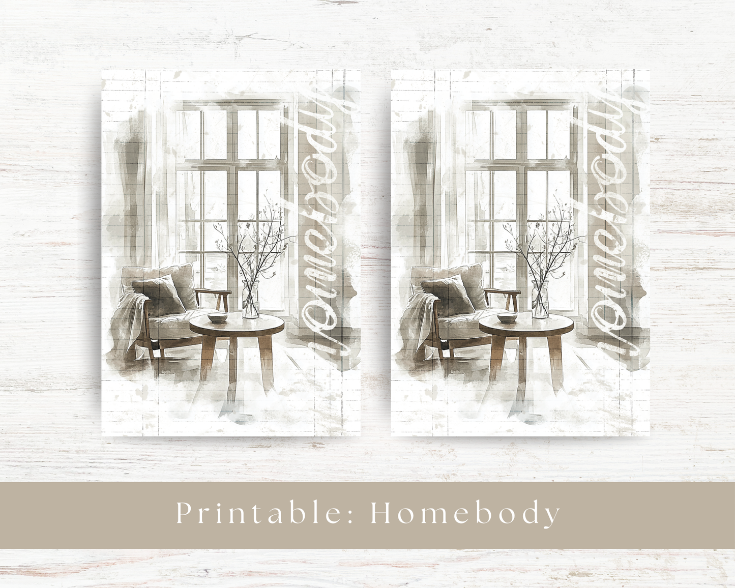 Printable dashboard: Homebody collection