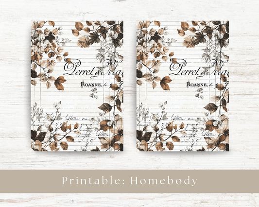 Printable dashboard: Homebody collection