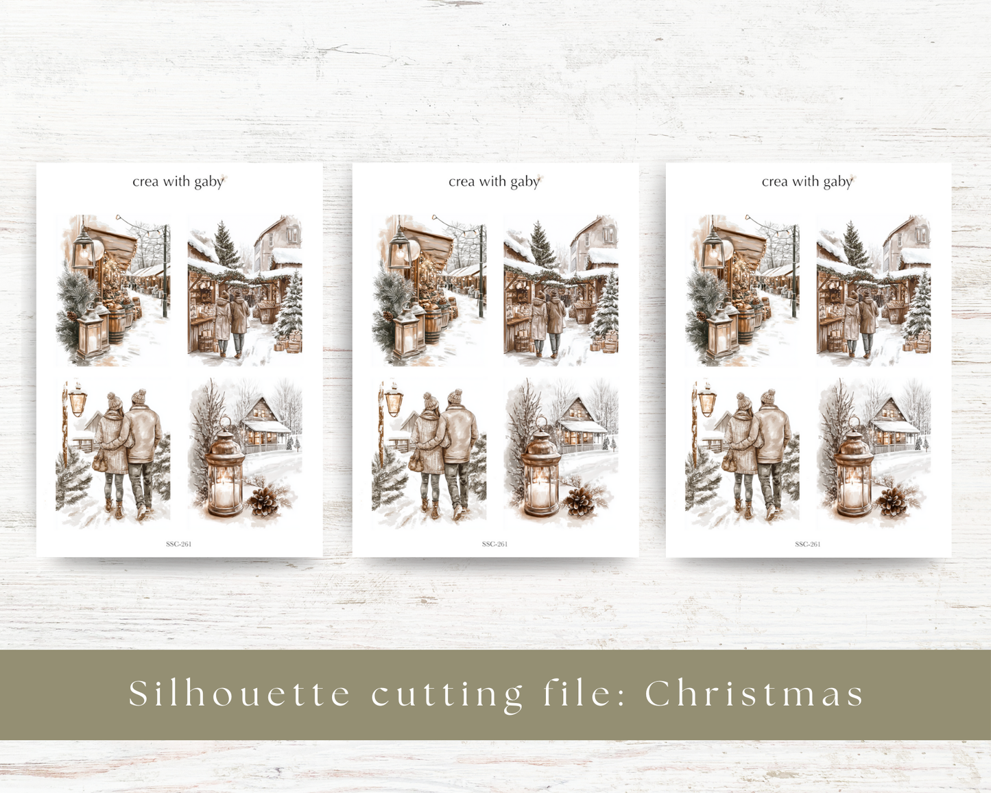 Silhouette cutting file: Christmas (261)