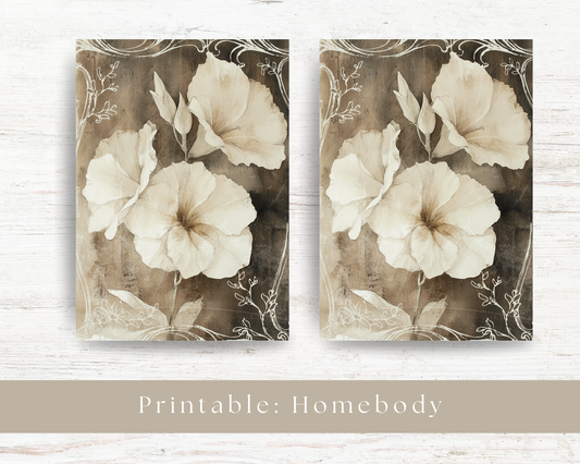 Printable dashboard: Homebody collection
