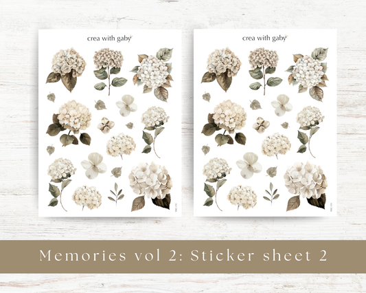 Floral stickers: Memories vol 2 (191)