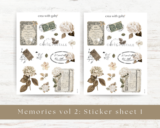 Vintage stickers: Memories vol 2 (190)