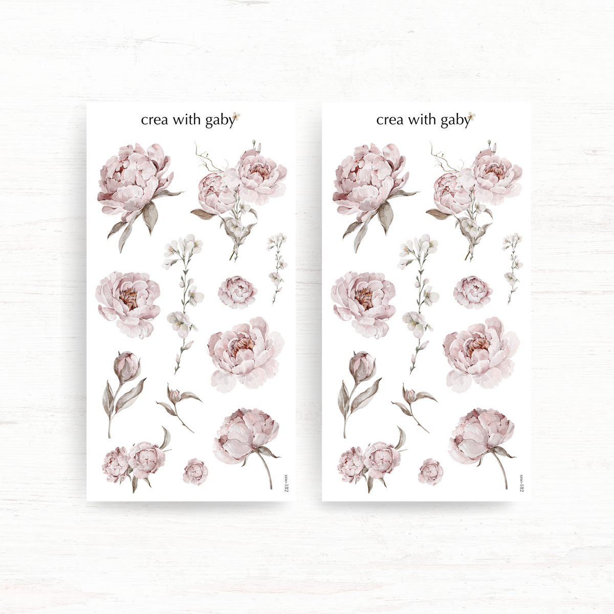 Deco sticker: The Blooming Archive