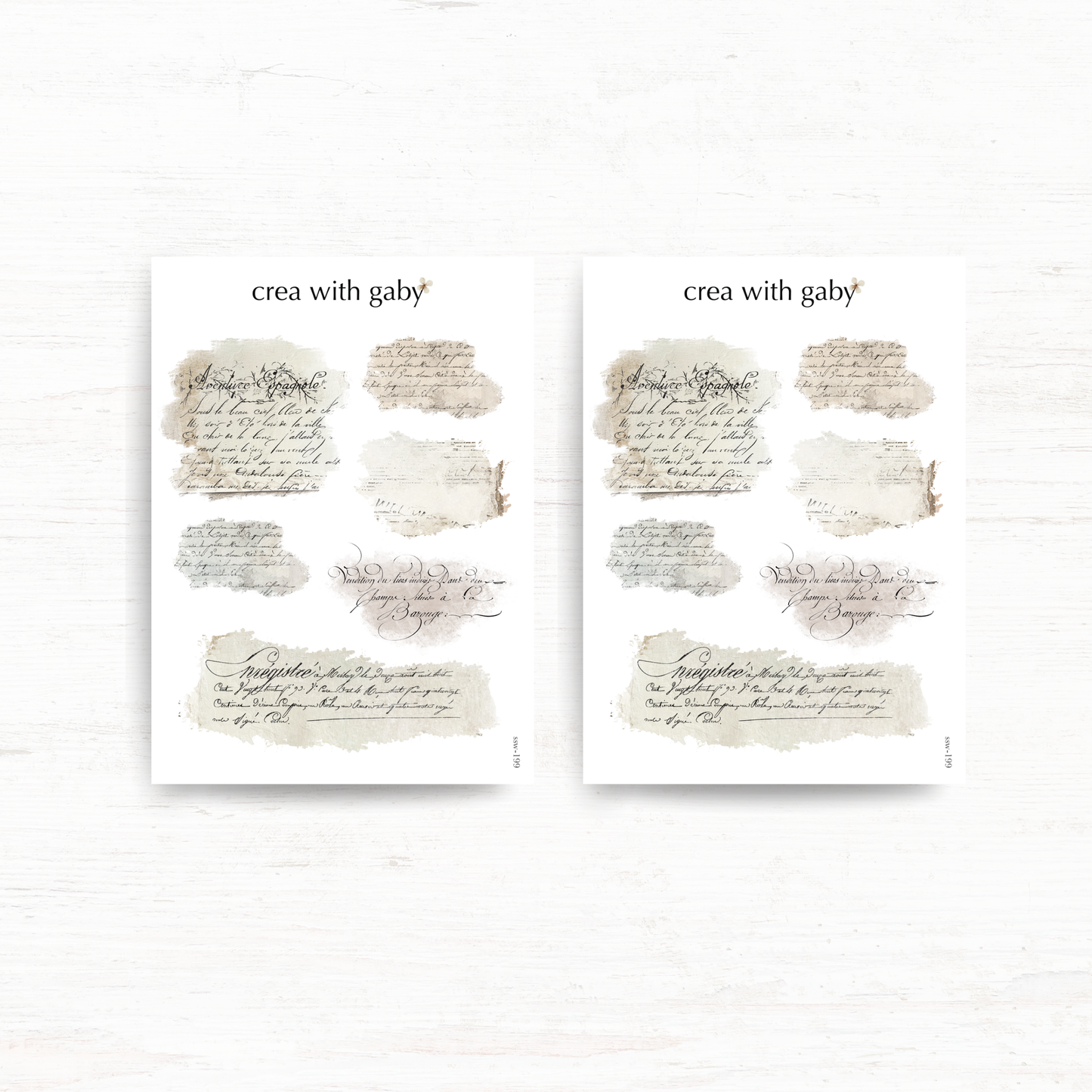 Torn paper stickers: Memories collection