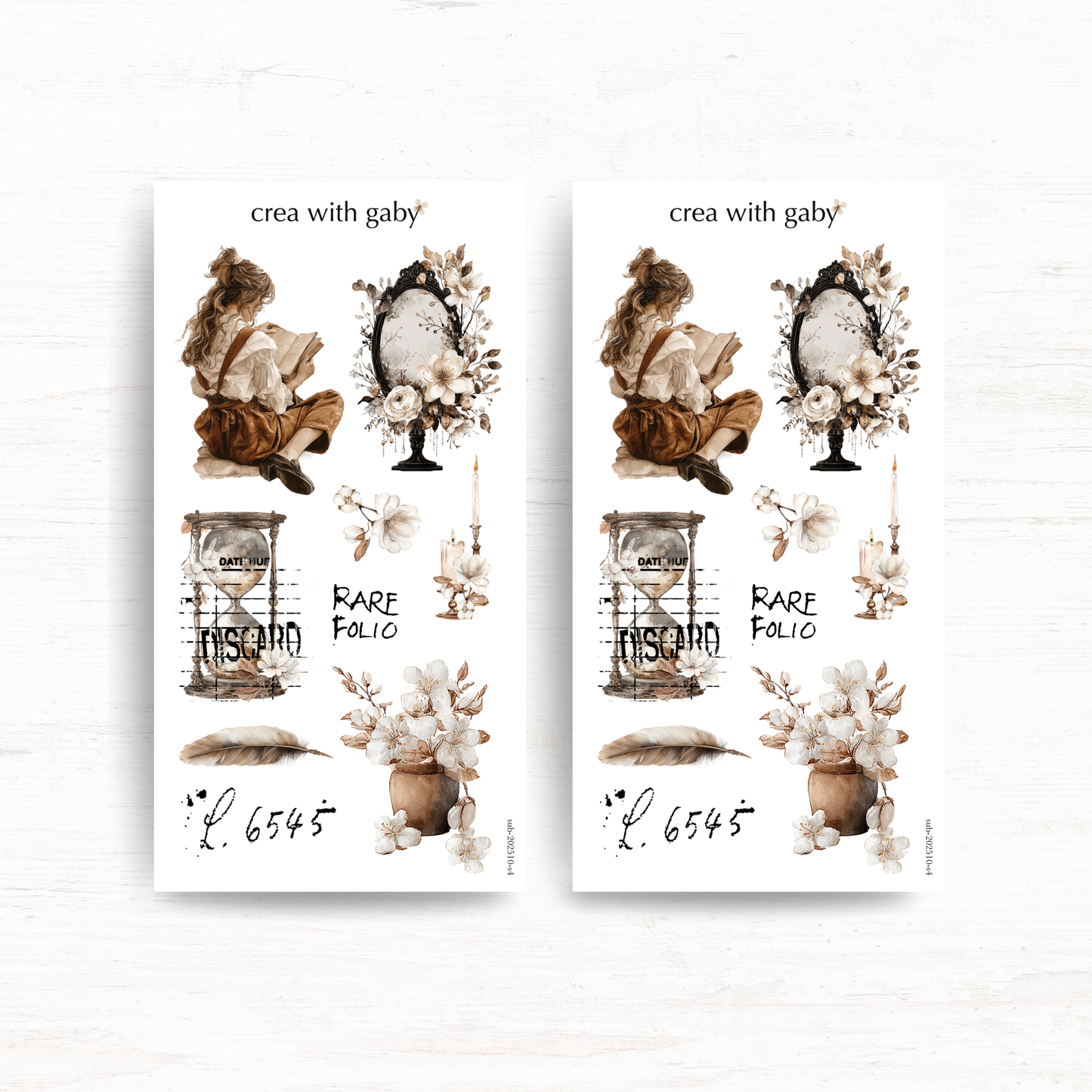 Deco stickers: The Cosy Chapter (October 2025 sub kit)