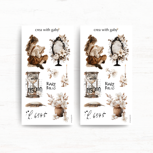Deco stickers: The Cosy Chapter (October 2025 sub kit)