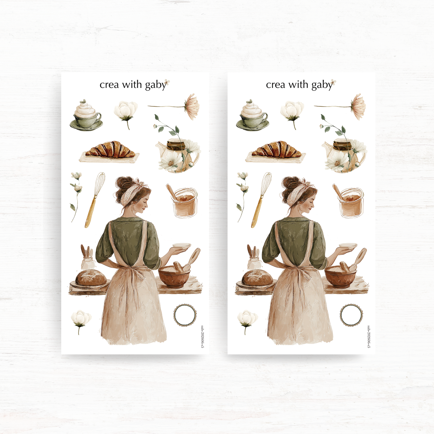 Deco stickers: Soul bakery (June 2026 sub kit)