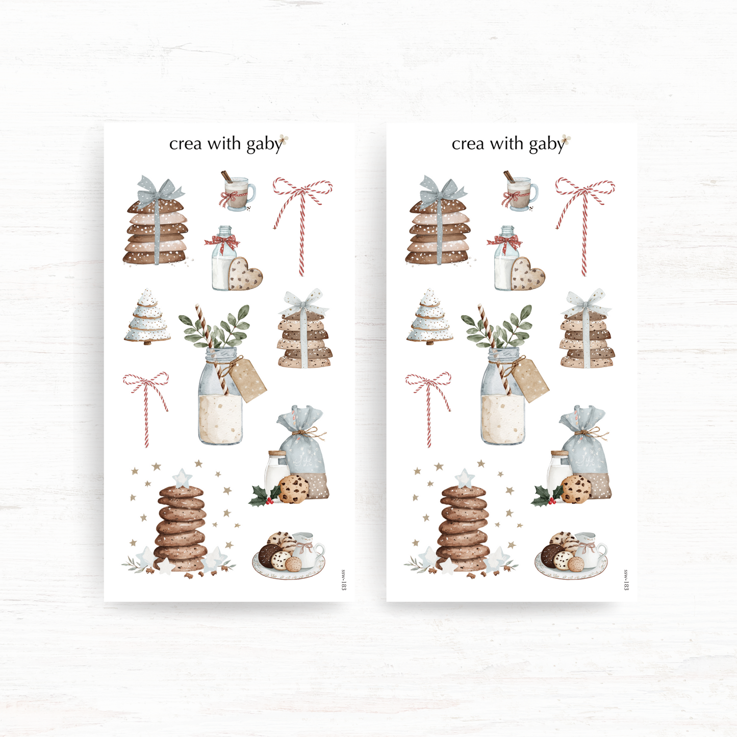 Deco sticker: Christmas cookies