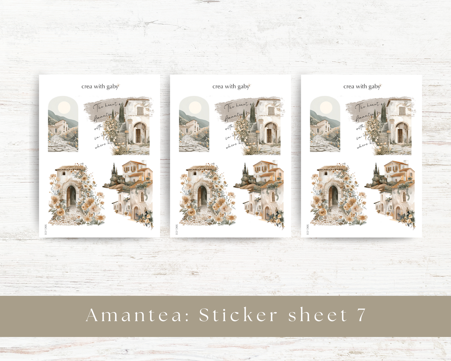 Scene stickers: Amantea collection (131)