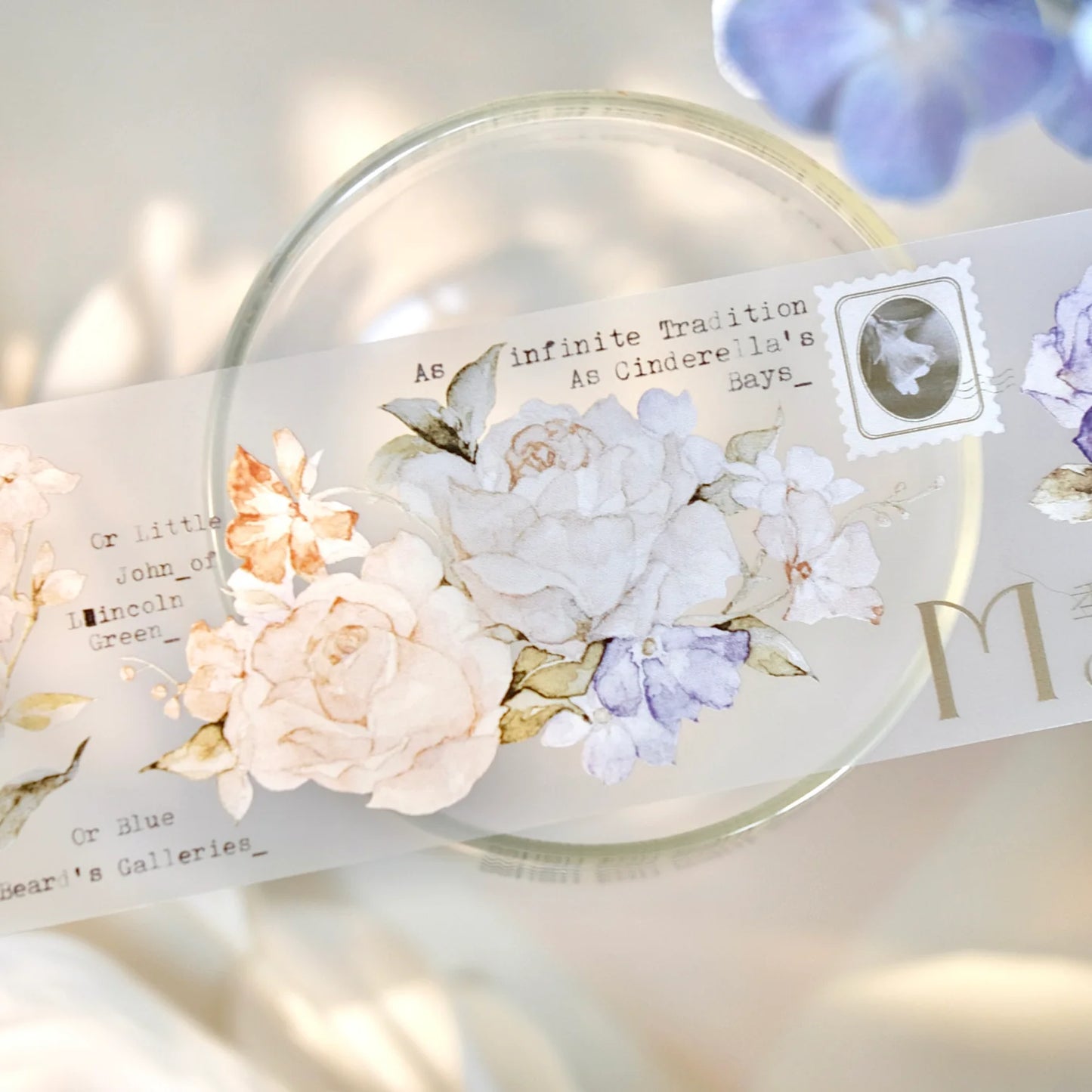 Freckles Tea Vol. 4 spring flower - Matte Pet tape (Single loop)