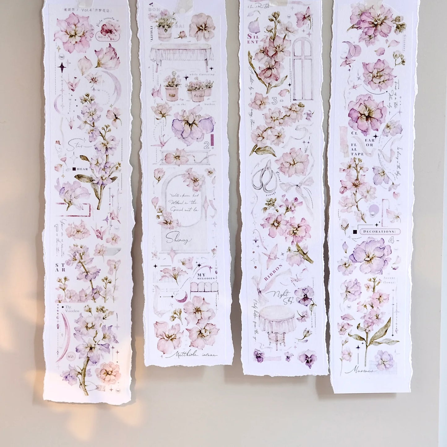 Freckles Tea Vol. 4 floating dream florist - Matte Pet tape (Single loop)