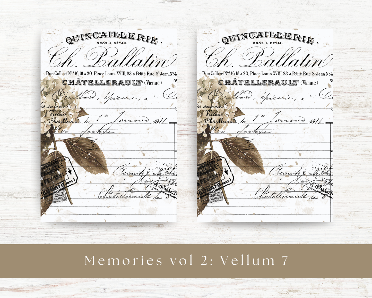 Vellum paper: Memories vol 2