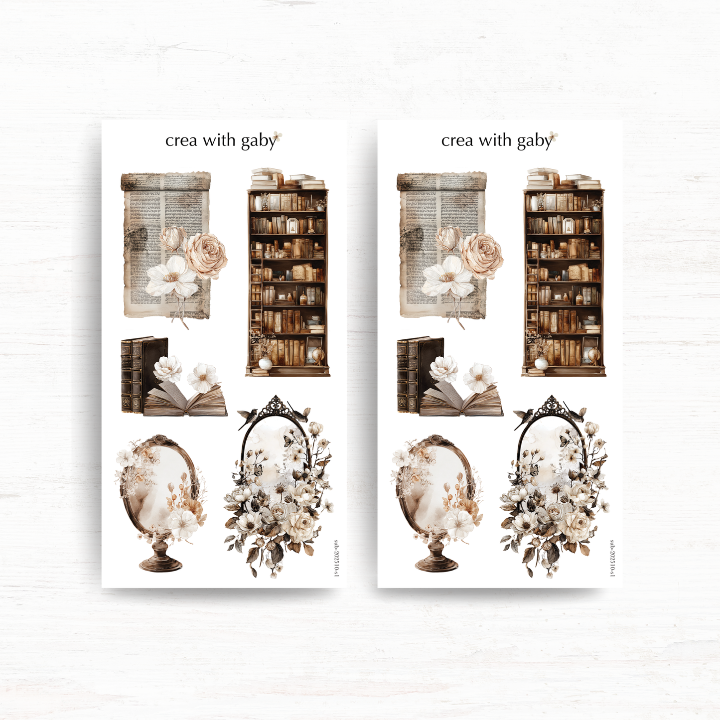 Deco stickers: The Cosy Chapter (October 2025 sub kit)