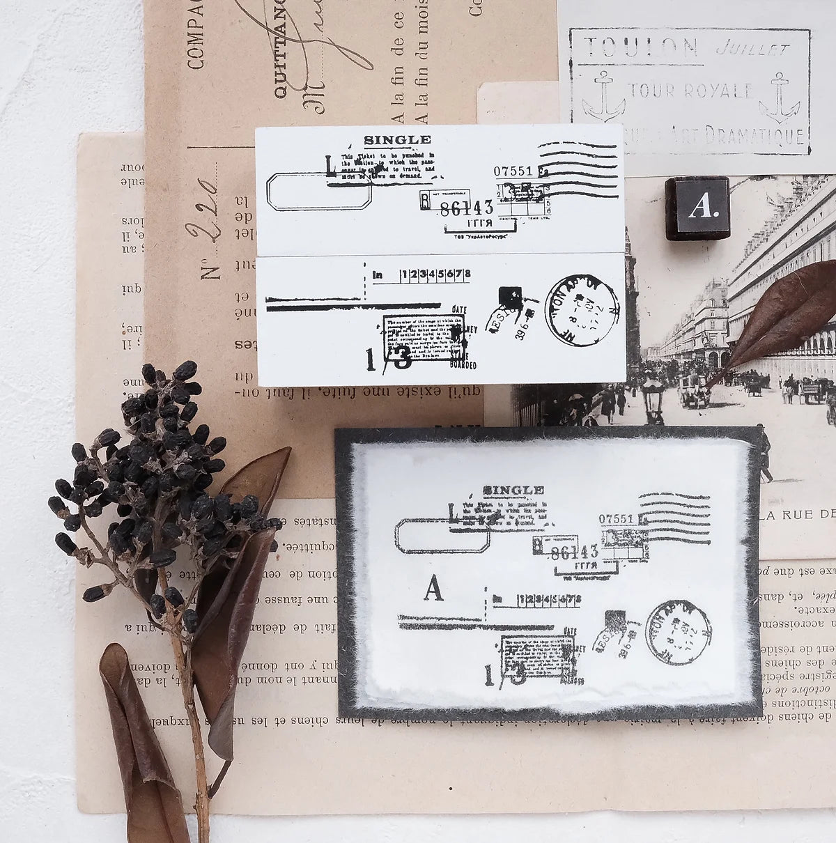 Stationery Instinct: Frame combination stamp set