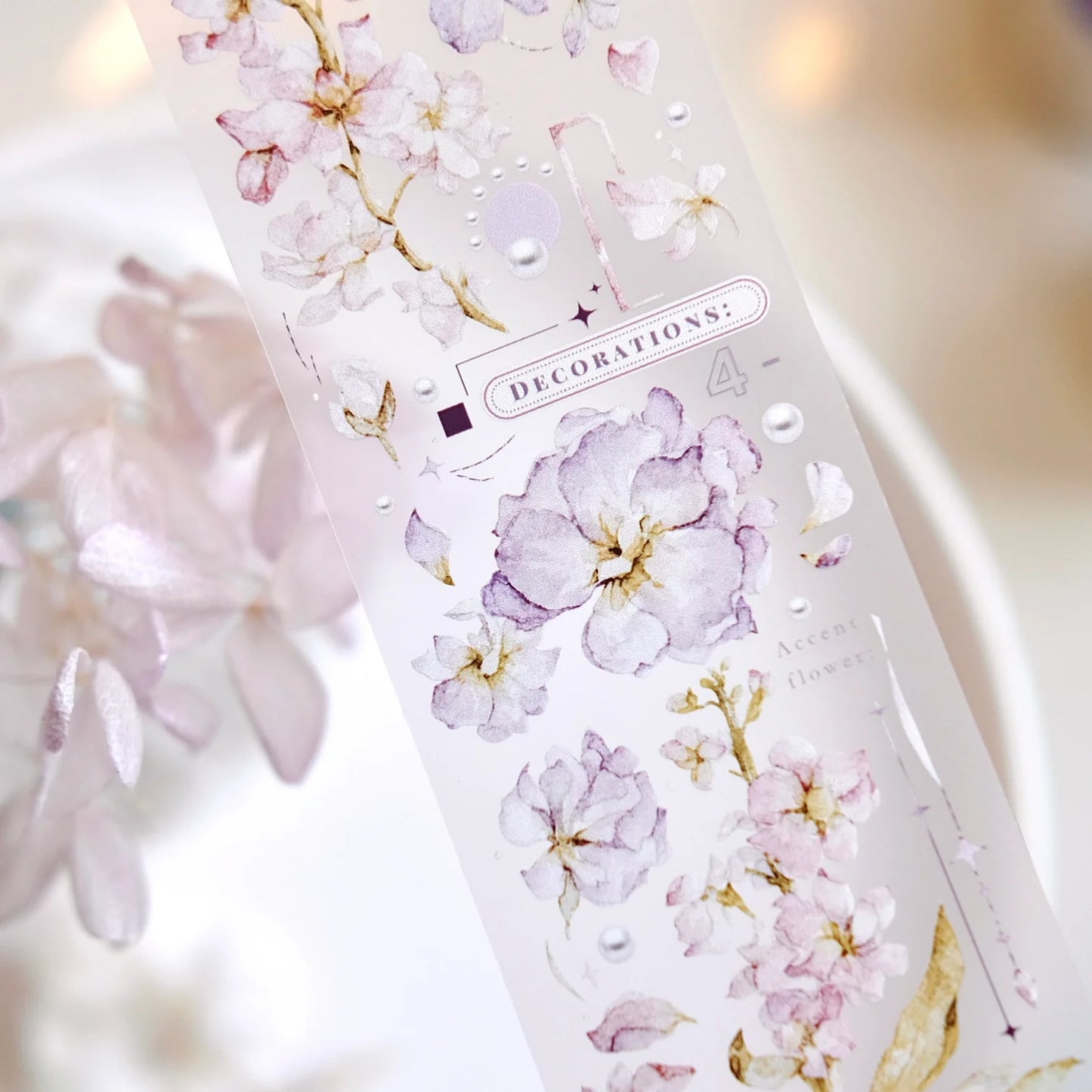 Freckles Tea Vol. 4 floating dream florist - Matte Pet tape (Single loop)