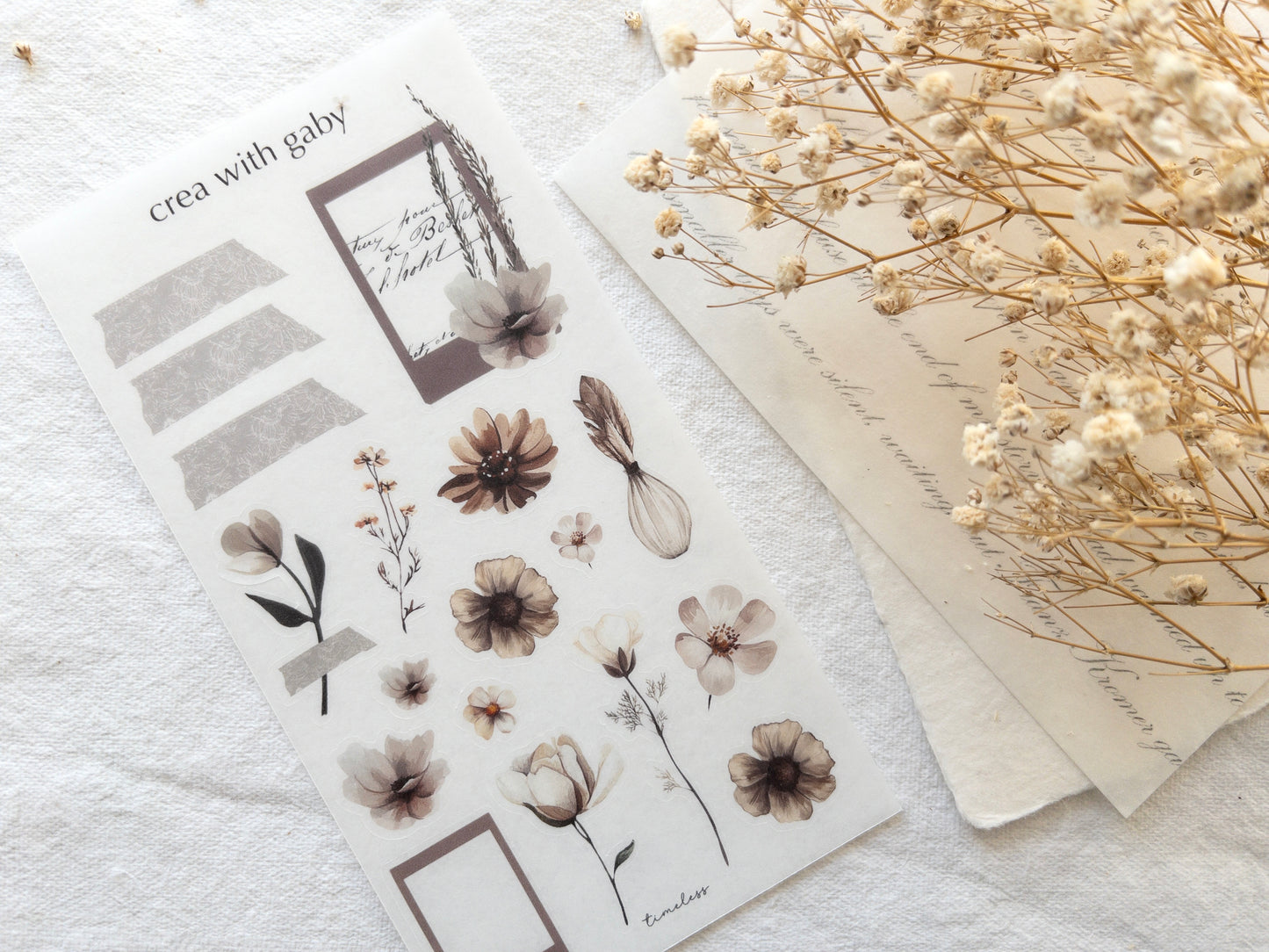 Sticker sheets: Timeless collection