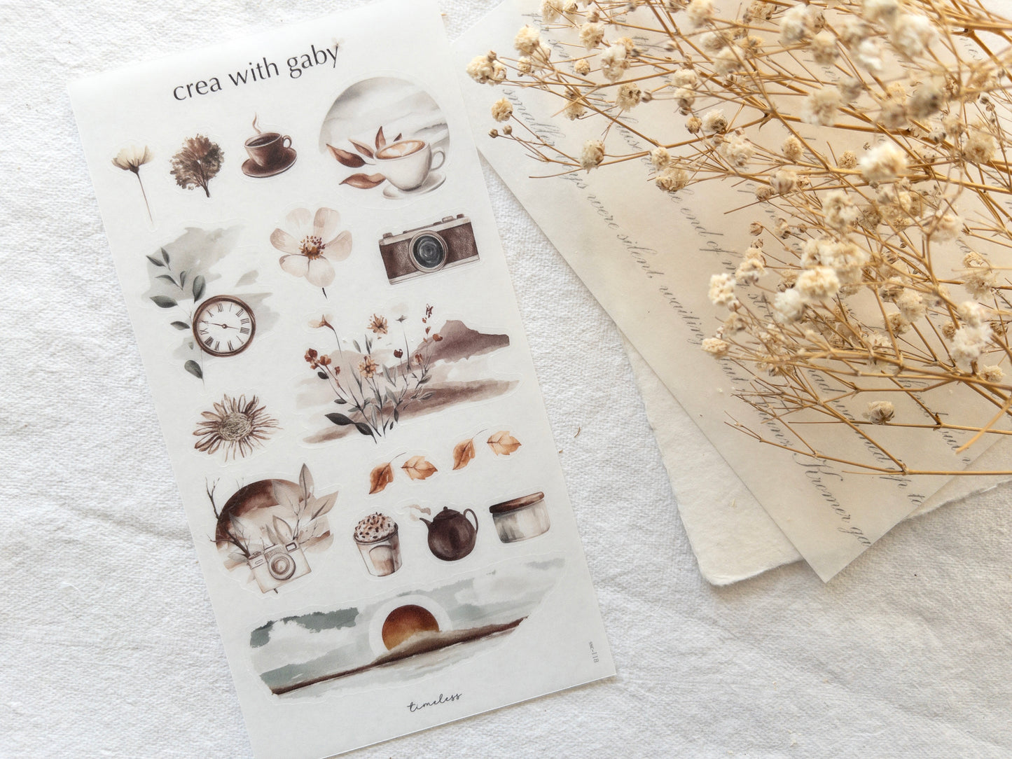 Sticker sheets: Timeless collection