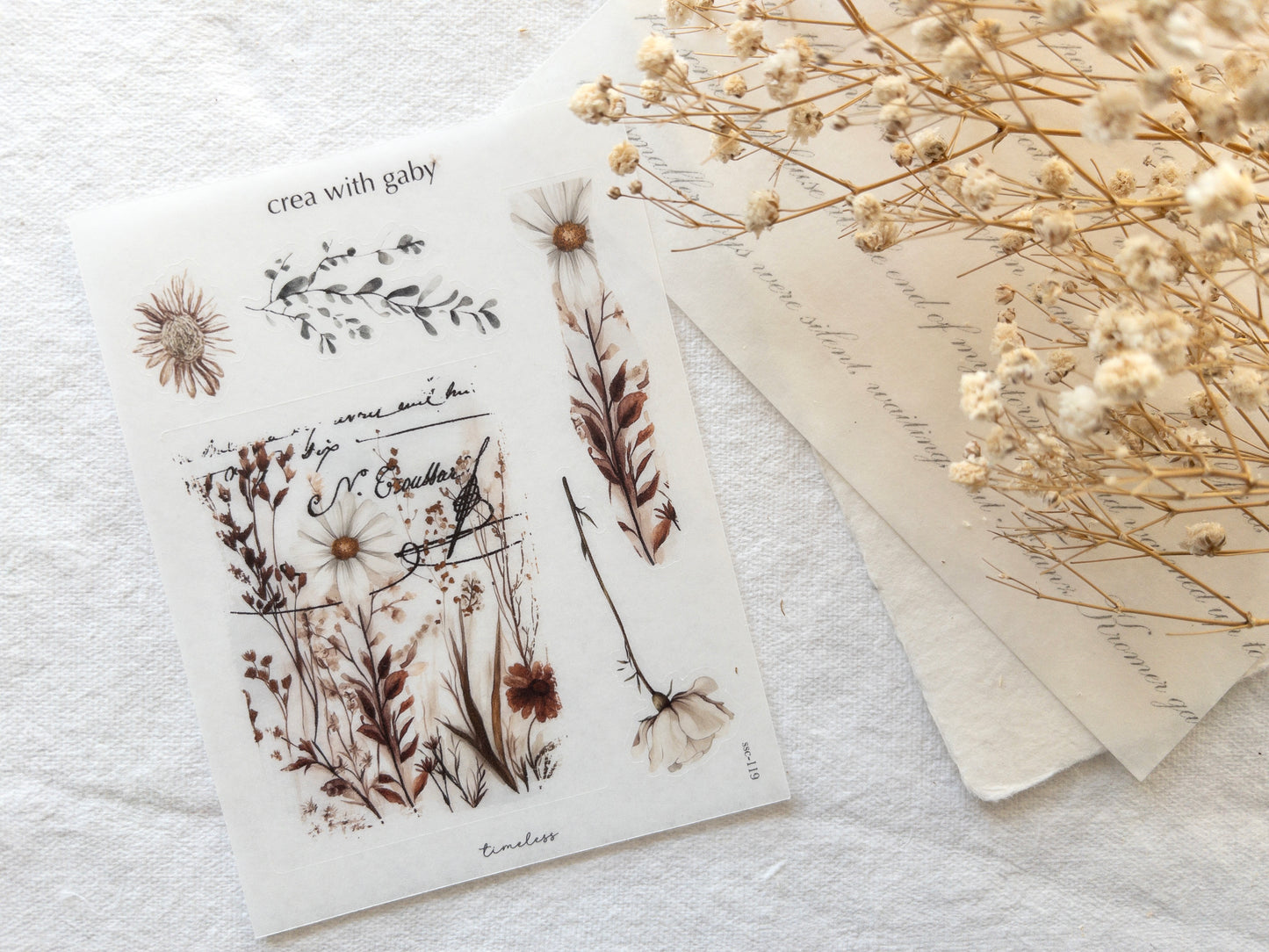 Sticker sheets: Timeless collection