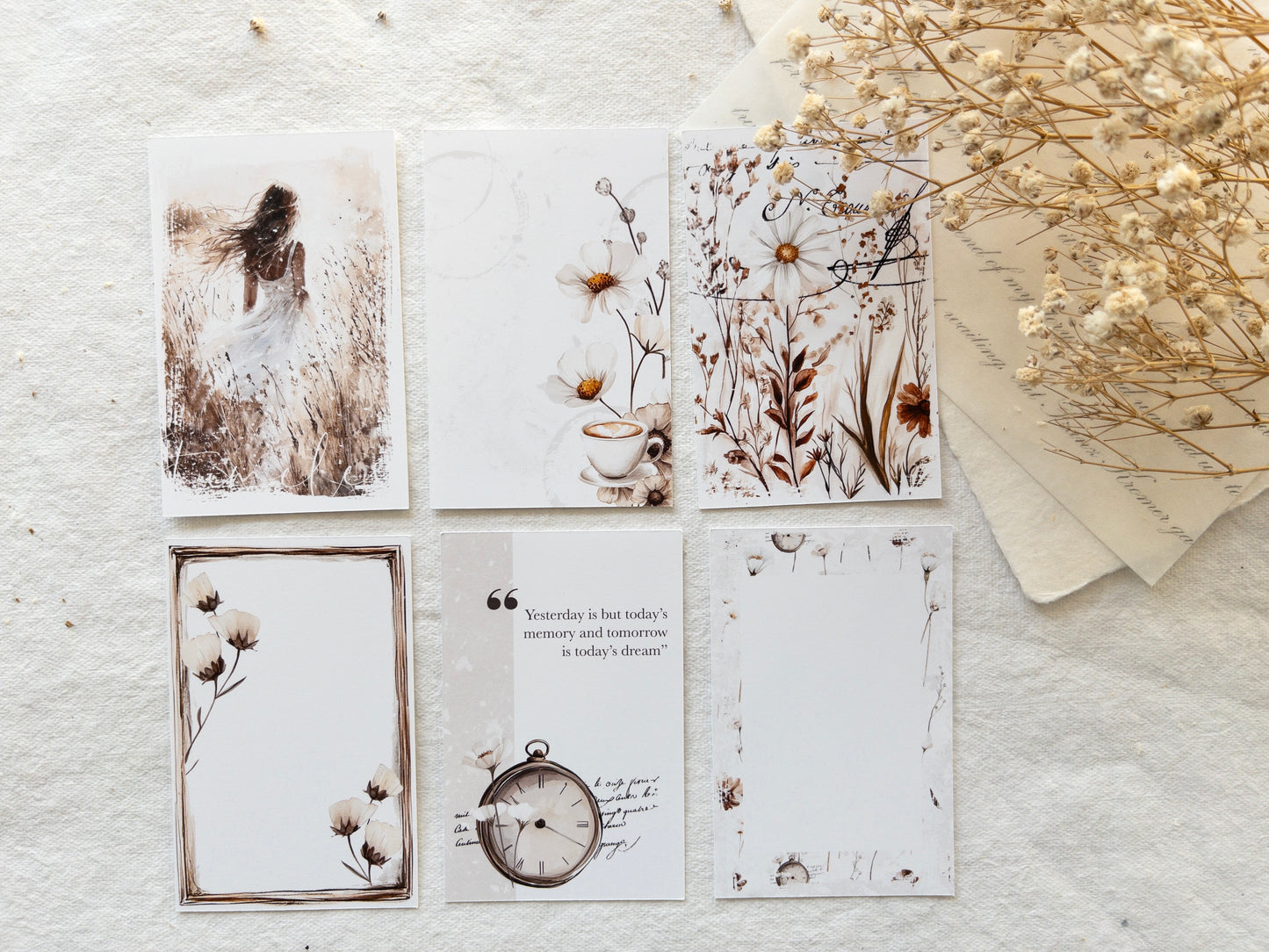 Journaling cards: Timeless collection
